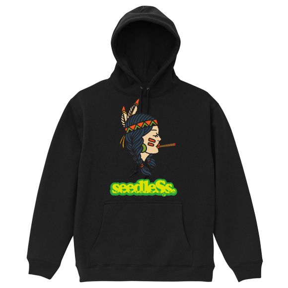 blunt girl Hoody 8.3oz裏起毛