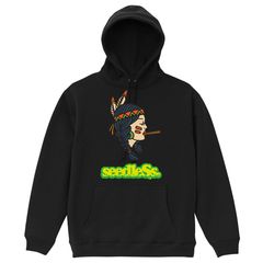 blunt girl Hoody 8.3oz裏起毛