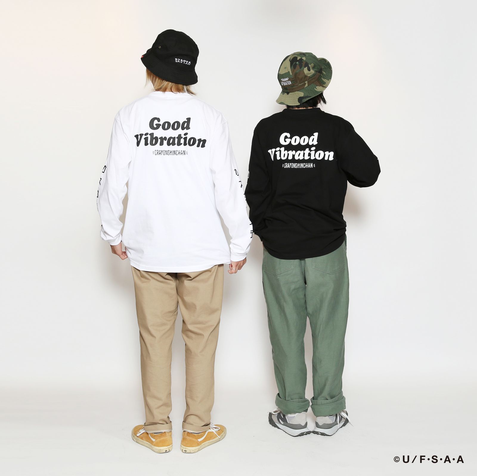 RUDIE'S×CRAYON SHINCHAN GOOD MUSIC LS TEE