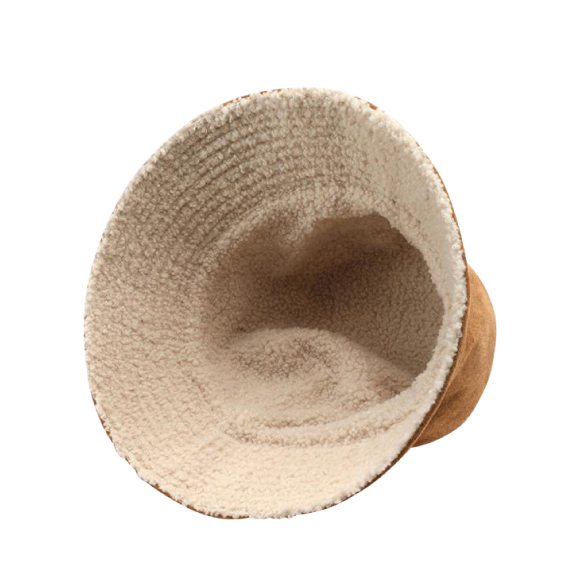 sd suede&boa reversible hat