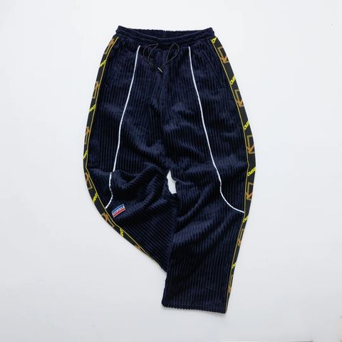 Corduroy jersey pants