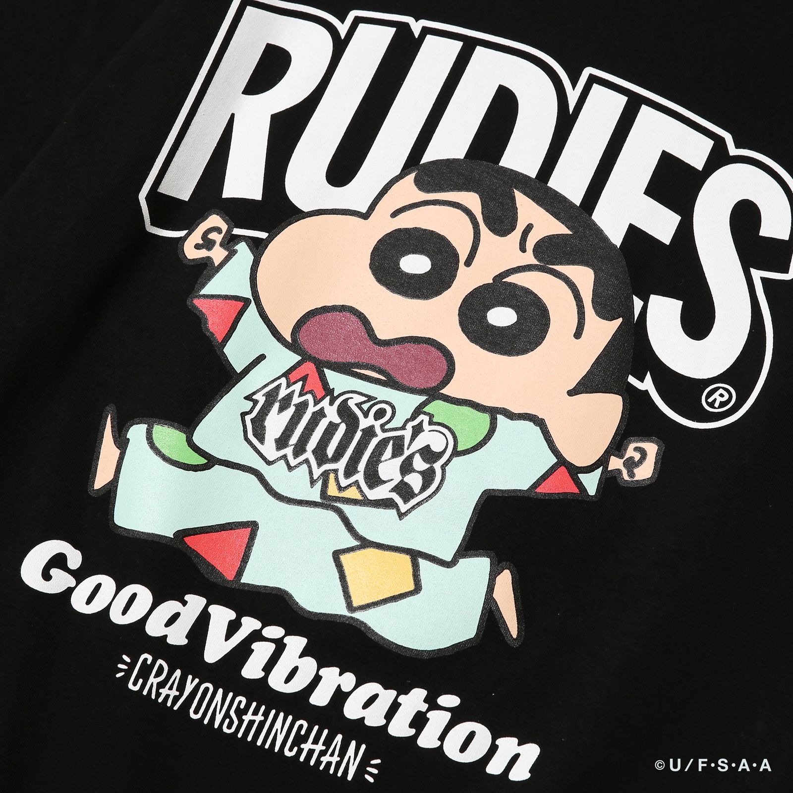 RUDIE'SxCRAYON SHINCHAN NIGHT OWL TEE