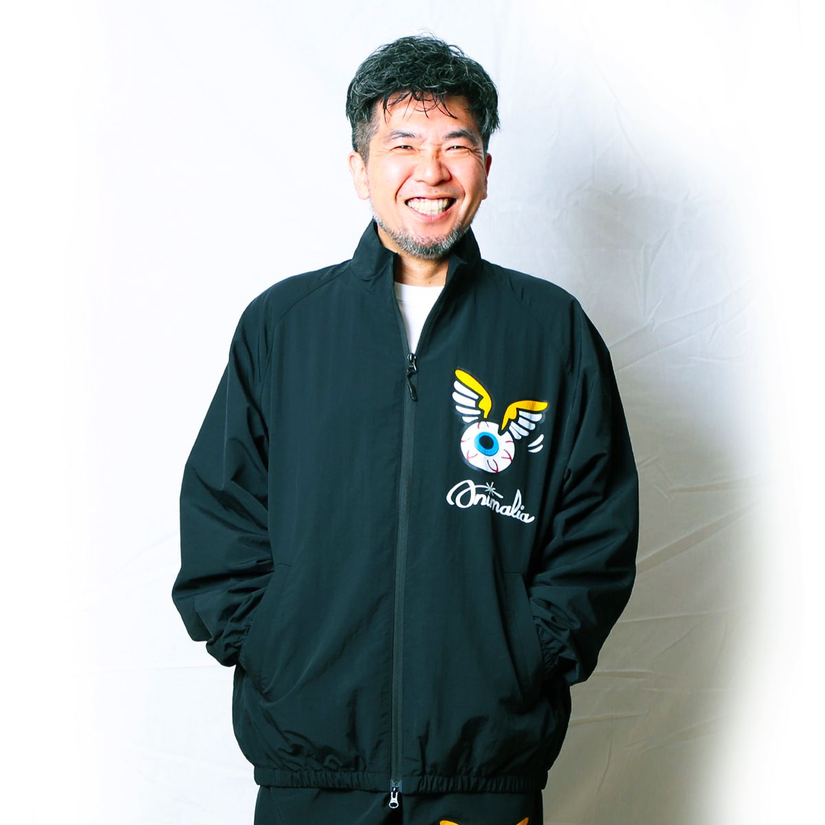 Nylon Track Jacket - EYE BALL