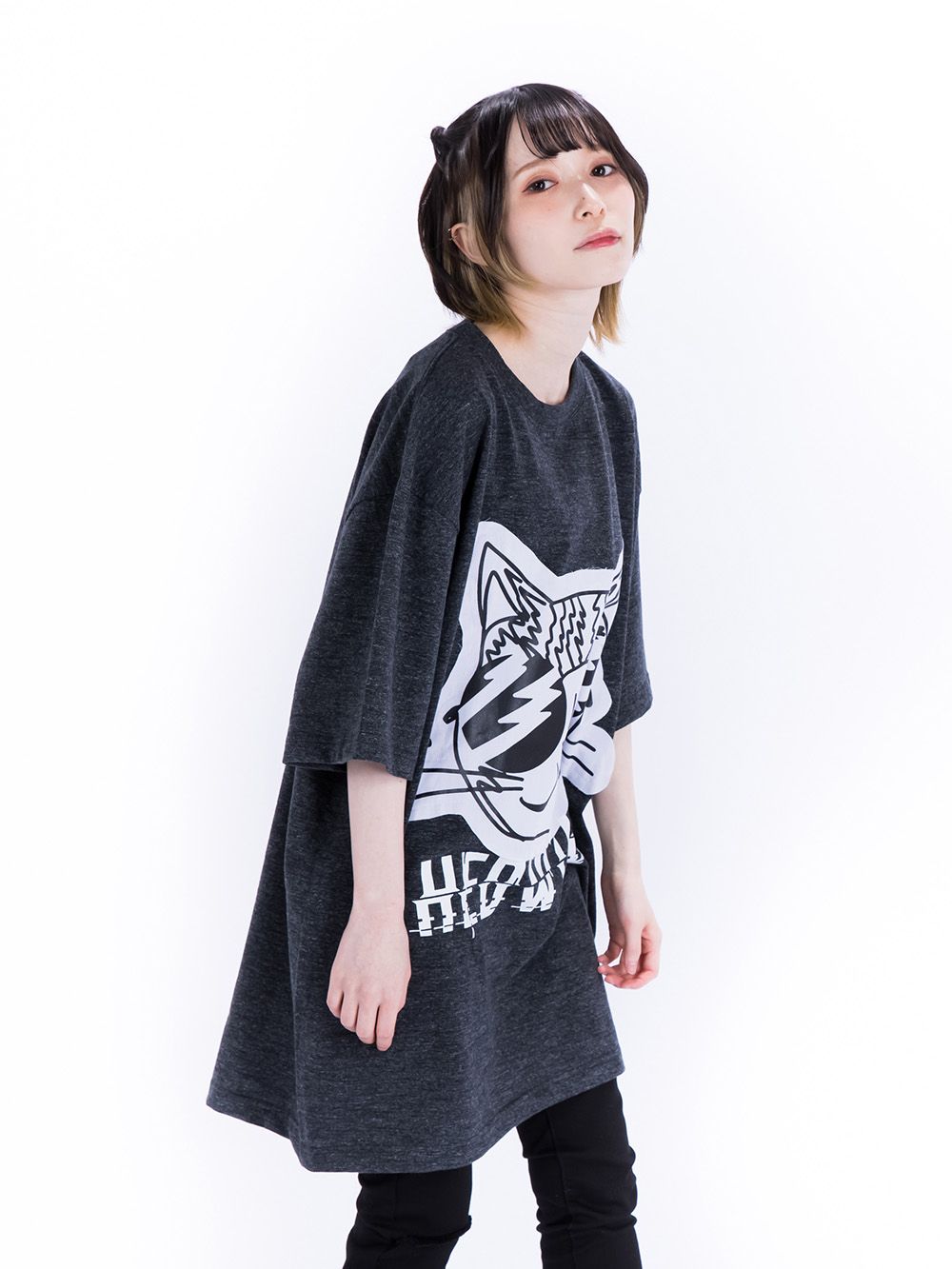 Vacation Cat Big Silhouette T-Shirt