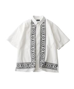 Embroidery bandanna shirt