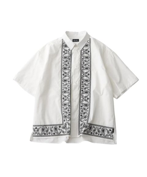 Embroidery bandanna shirt