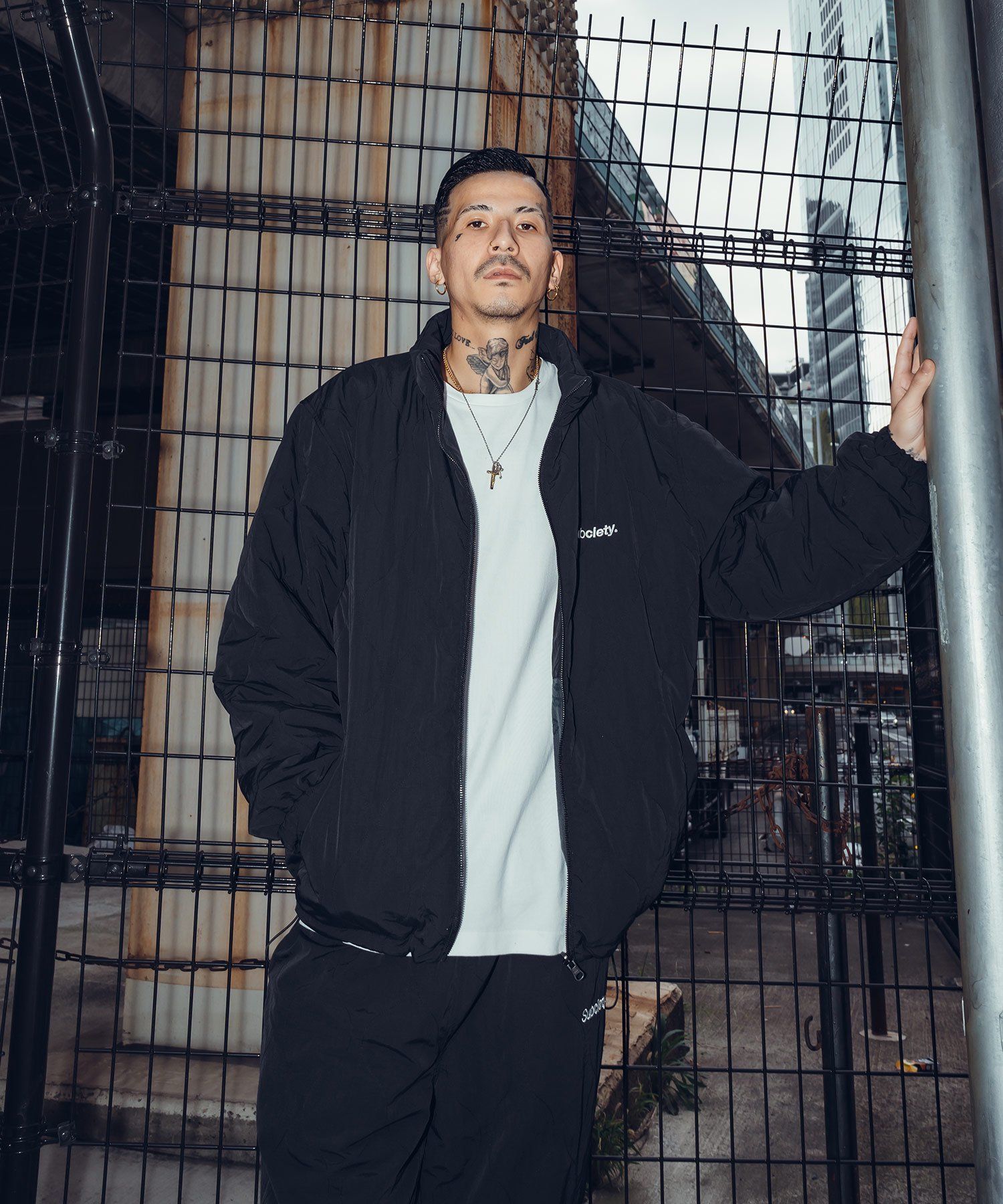 REVERSIBLE NYLON×FLEECE JKT