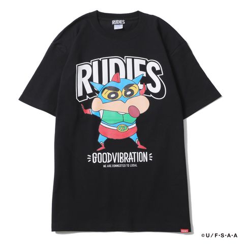 RUDIE'S x CRAYON SHINCHAN ACTIONKAMEN-T