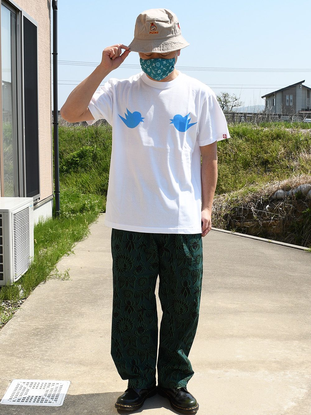 鳥を愛する男TEE