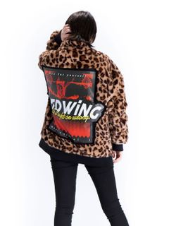 R.A.M Leopard Fur Jacket
