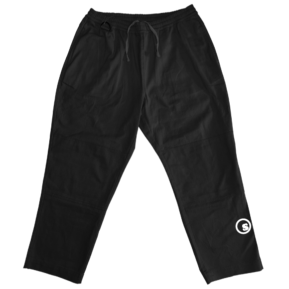 sd double knee wide pants