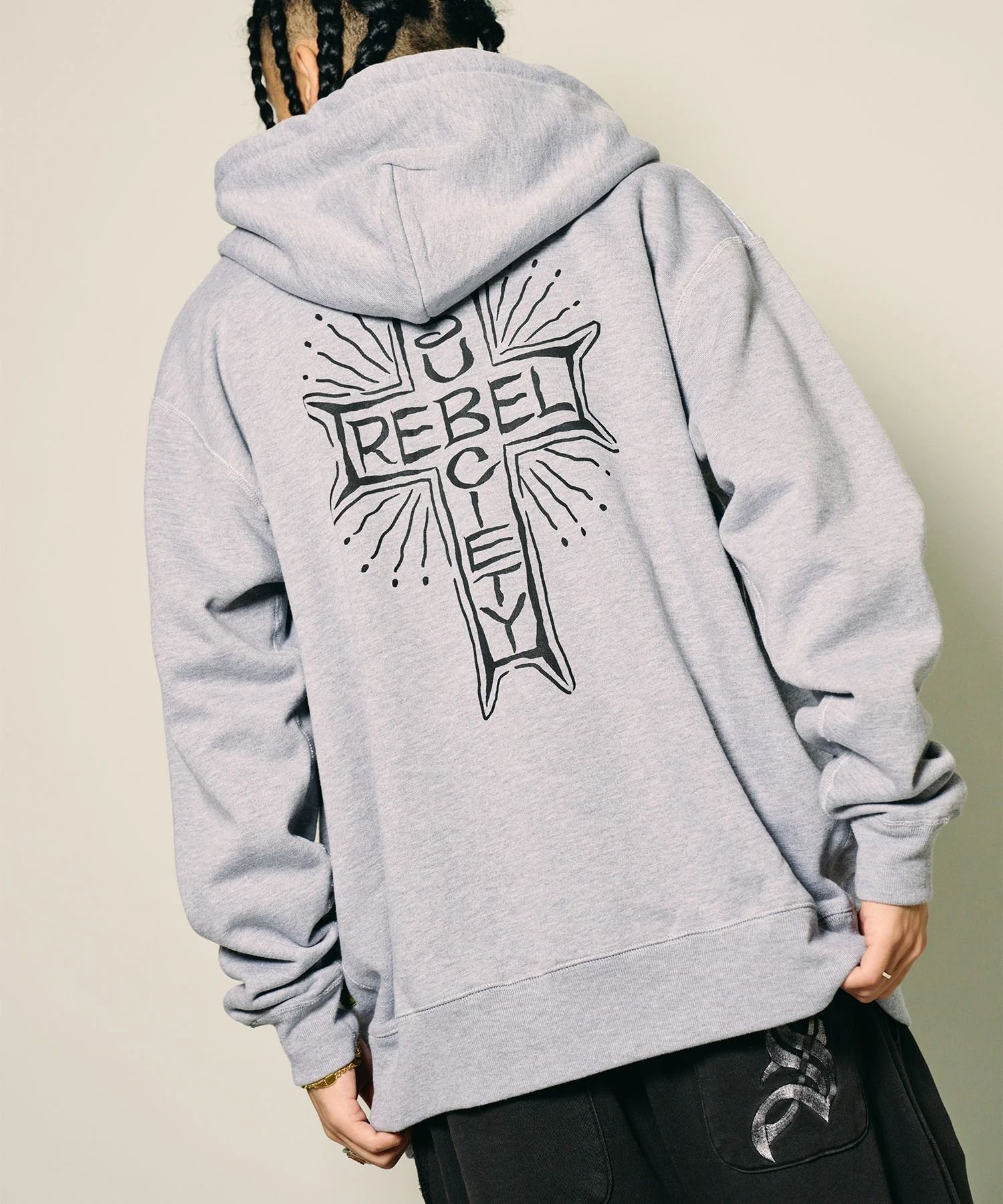 Rebel zip hoodie