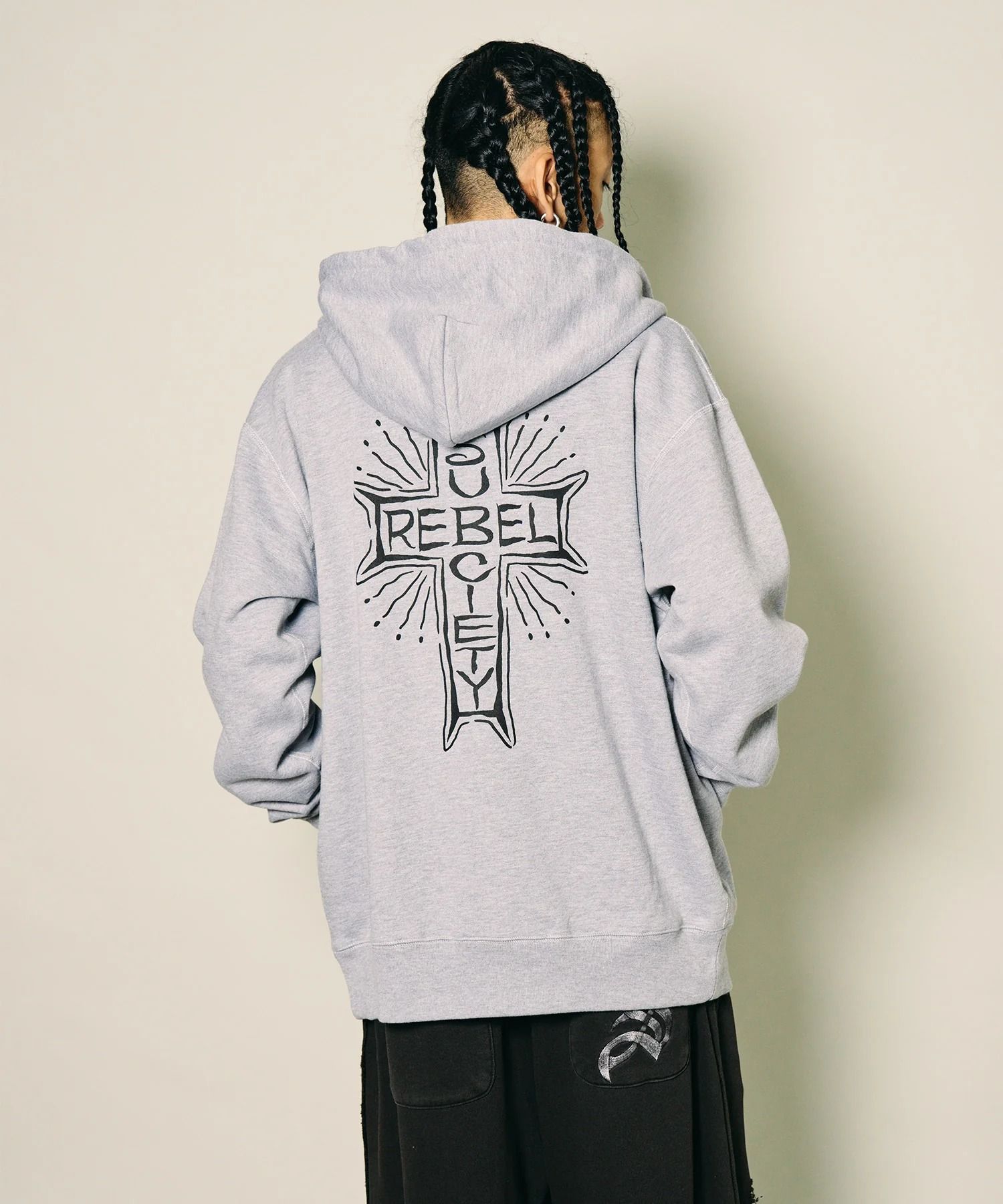 Rebel zip hoodie
