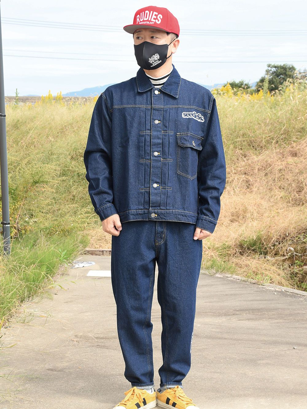 sd denim baggy pants