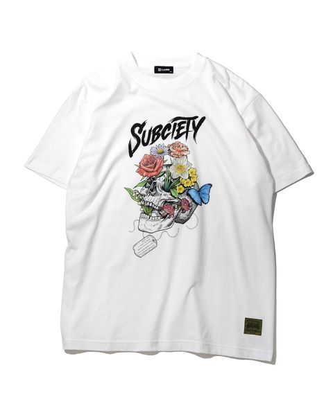 SKULL FLOWER-TEE