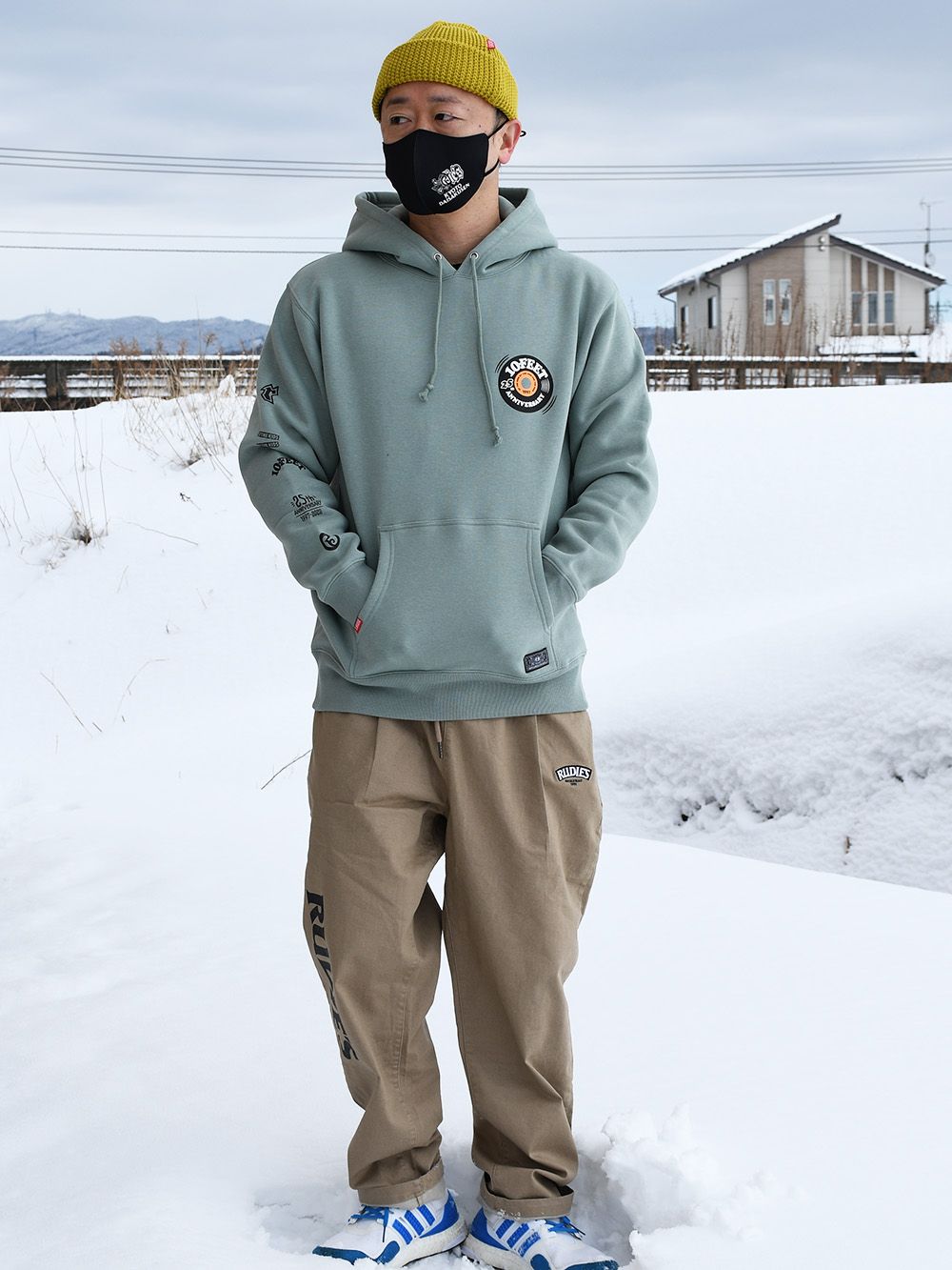 10-FEETxRUDIEʼSxROLLING CRADLE HOOD SWEAT