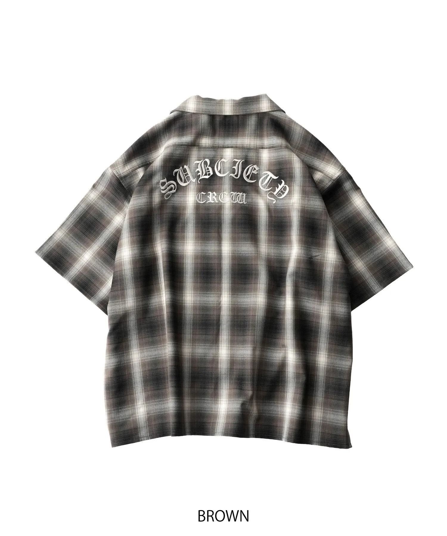 Ombre check shirt
