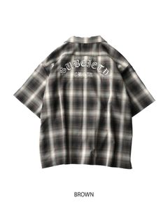 Ombre check shirt