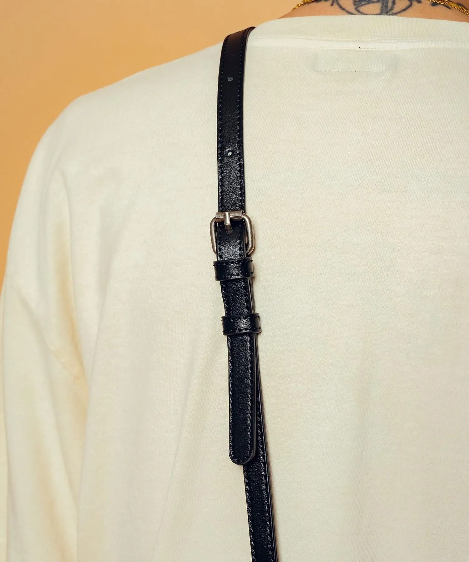 Leather mini hunting bag