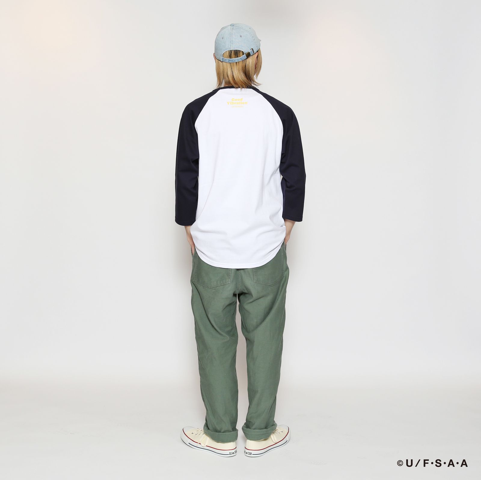 RUDIE'S×CRAYON SHINCHAN TREAT RAGLAN TEE