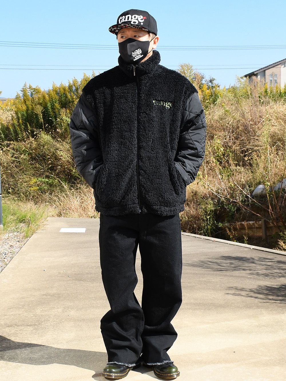 rg fleece kilt zip up jkt