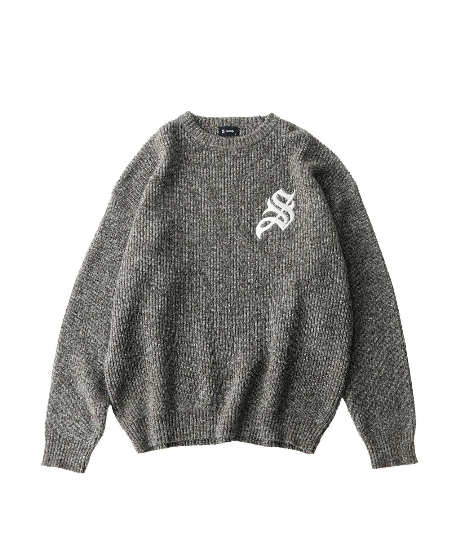 Melange knit