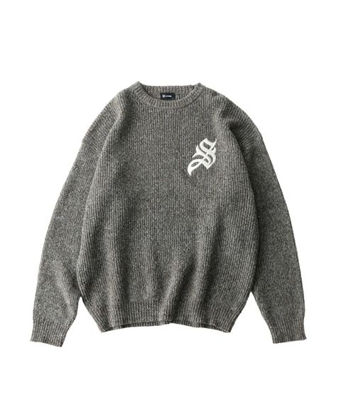 Melange knit