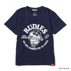 RUDIE'SxCRAYON SHINCHAN CIRCLEMOSH KIDS TEE