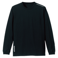tiny message on yur shoulder LS tee