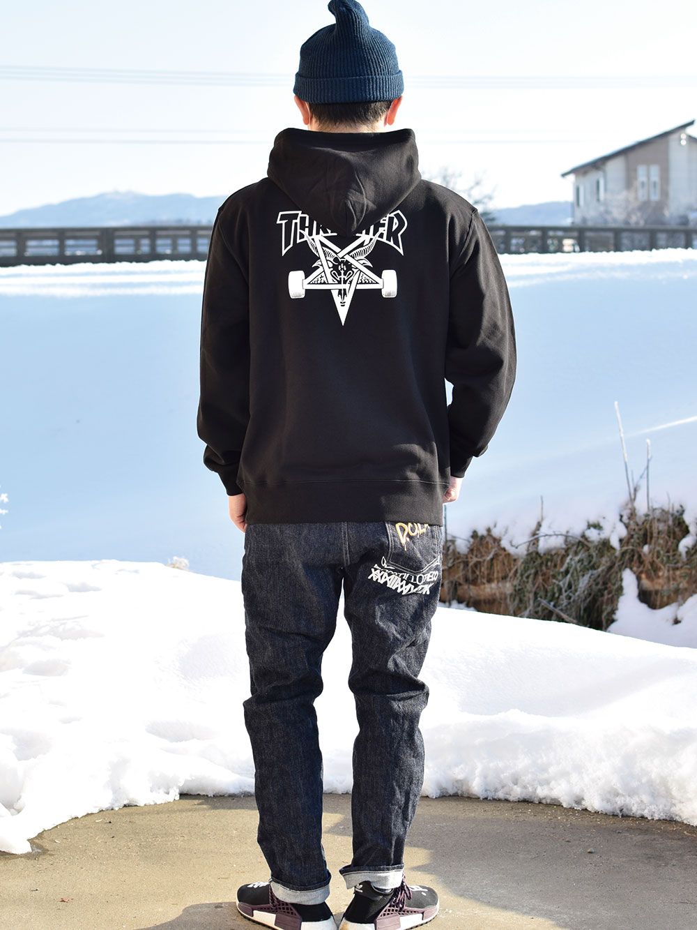THRASHER × Keith Haring -HOODIE
