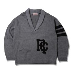 SHAWL COLLAR-KNIT