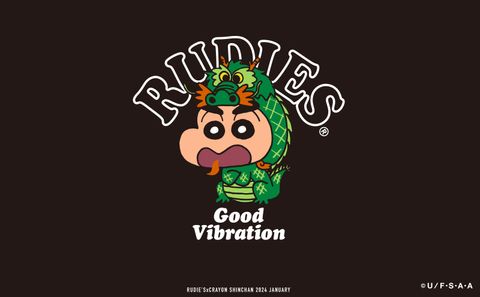 《RUDIE'S x CRAYON SHINCHAN 》2024 JANUARY！