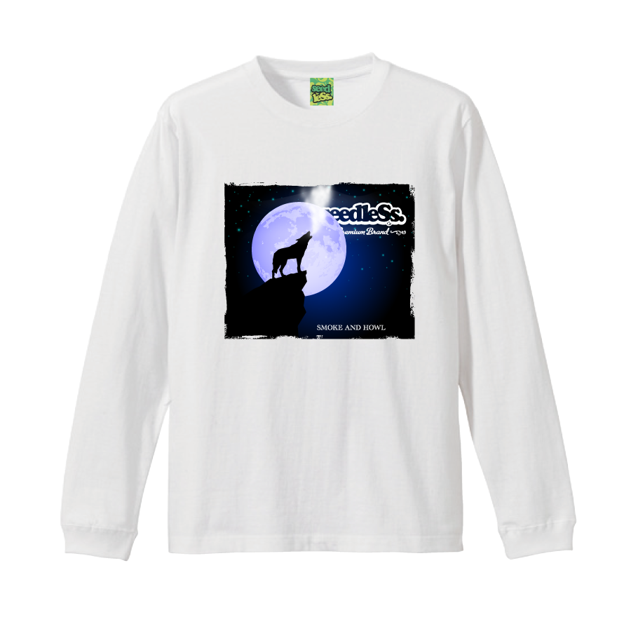 sd WOLF SMOKE & HOWL LS tee