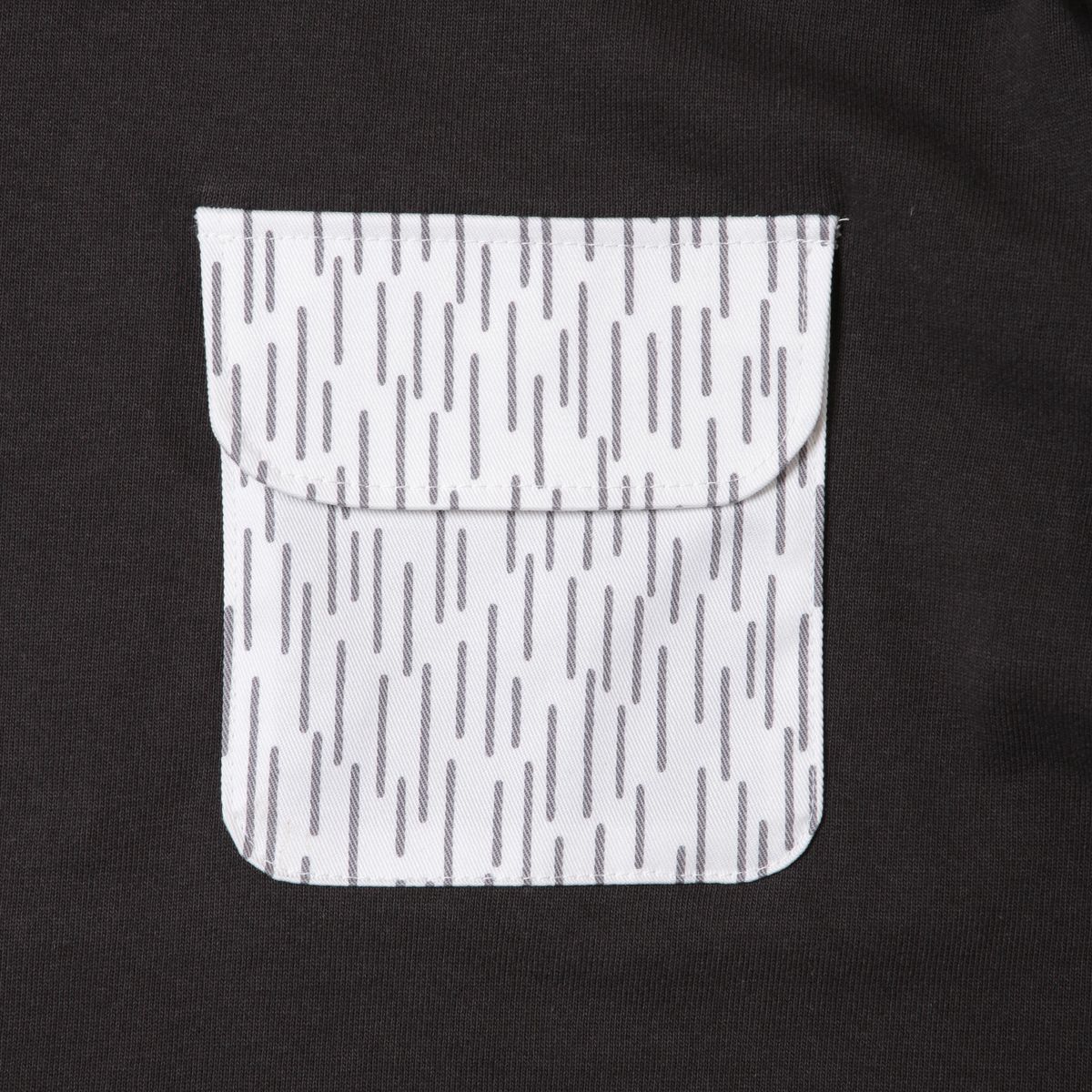 9.1oz Heavy Big Silhouette RAIN CAMO Pocket Tee