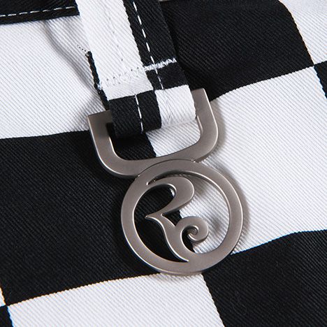 CHECKER FLAG FLARE-PANTS