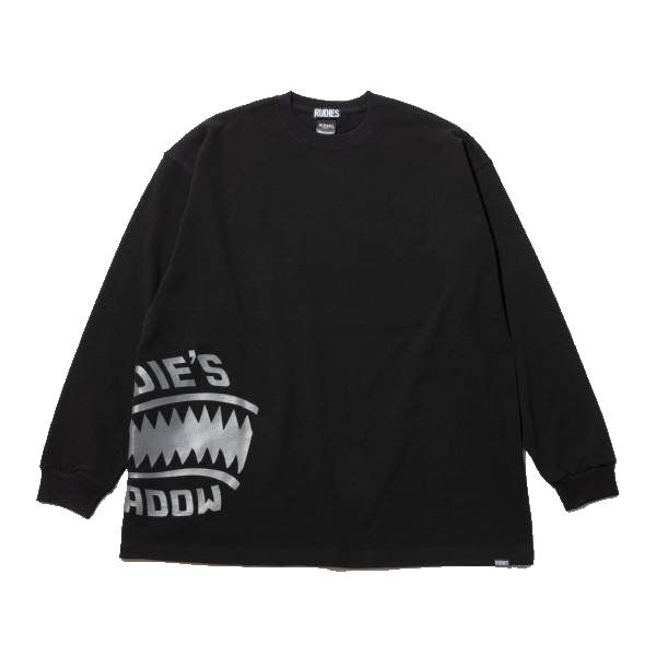 SHARK TEETH -BIG SILHOUETTE LS TEE