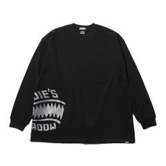 SHARK TEETH -BIG SILHOUETTE LS TEE