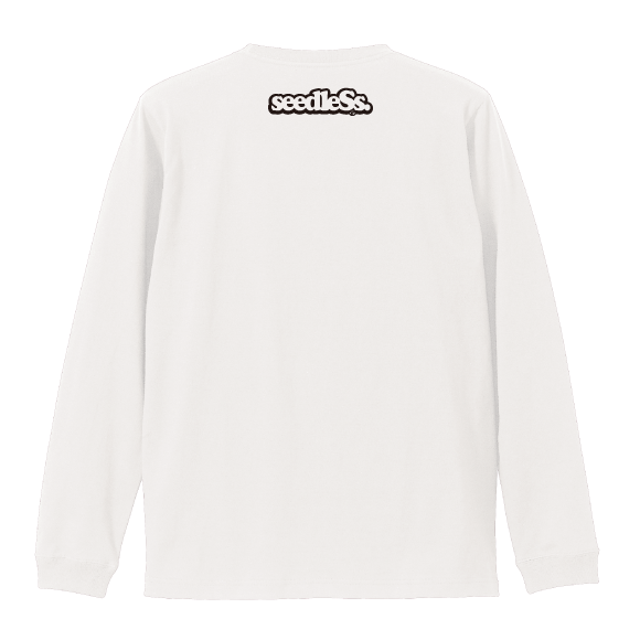 tiny message on yur shoulder LS tee