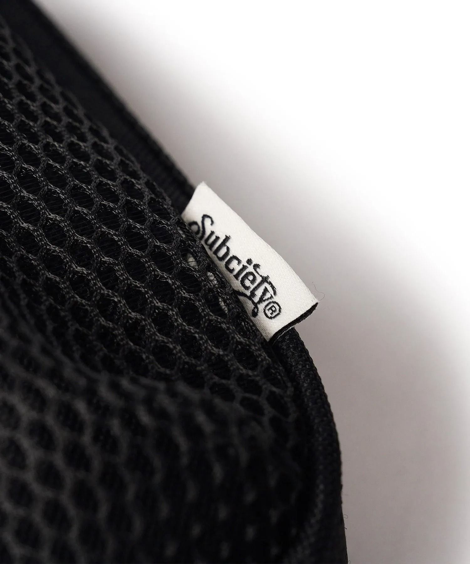 Mesh pocket mini shoulder bag