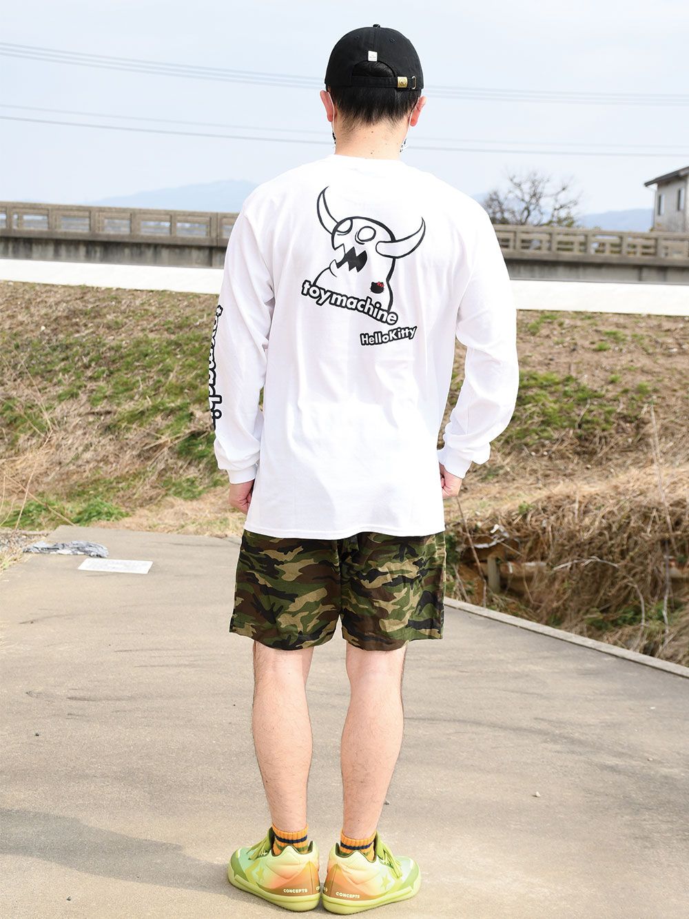 MARKED MONSTER KITTY RIBBON LONG SLEEVE-TEE