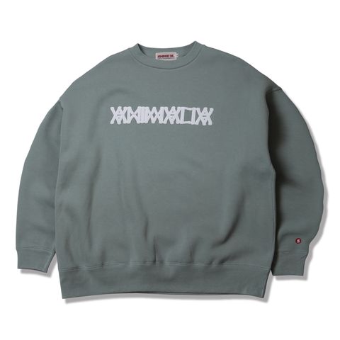 BIG SILHOUETTE CREW NECK- Foaming Logo