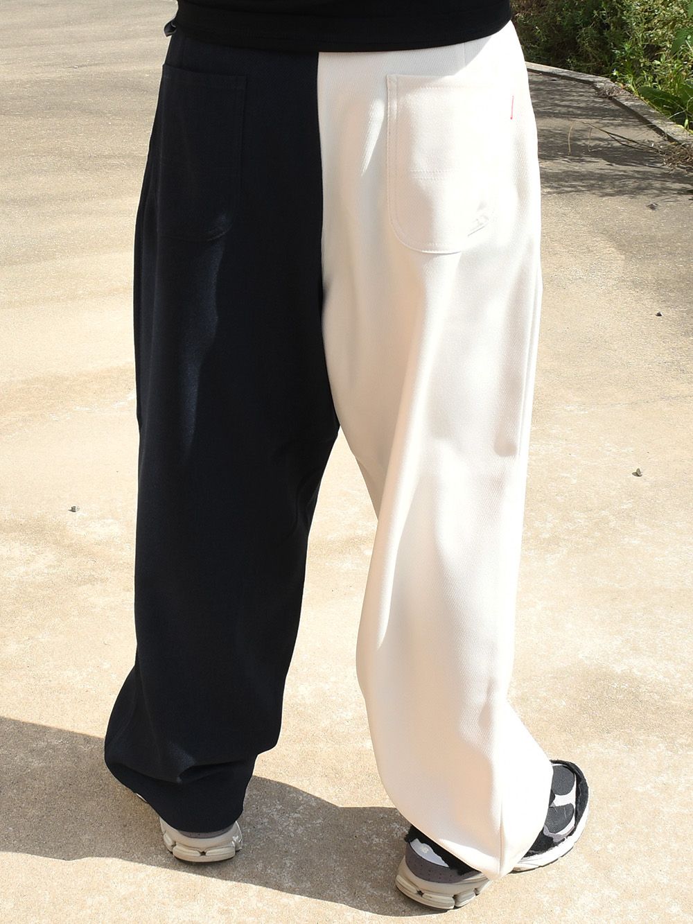 2TONE TUCK PANTS