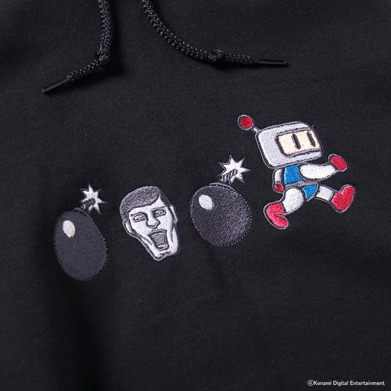 ［ボンバーマンxPDS］ボンバーマン刺繍パーカ