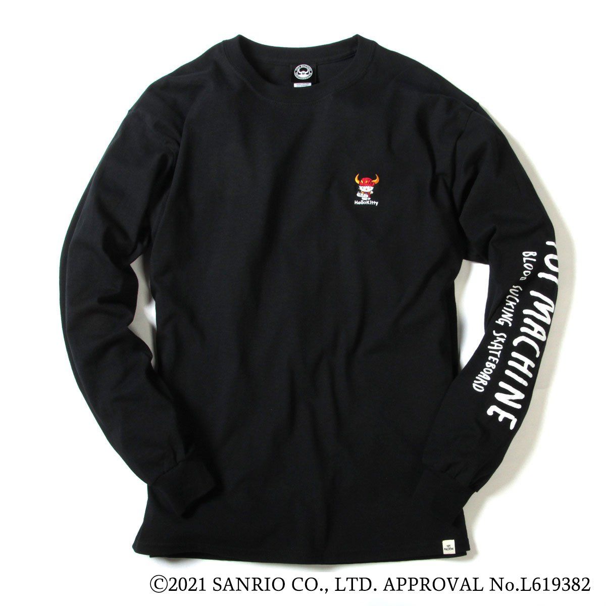 TOYMONSTER KITTY EMBROIDERY LONG SLEEVE-TEE