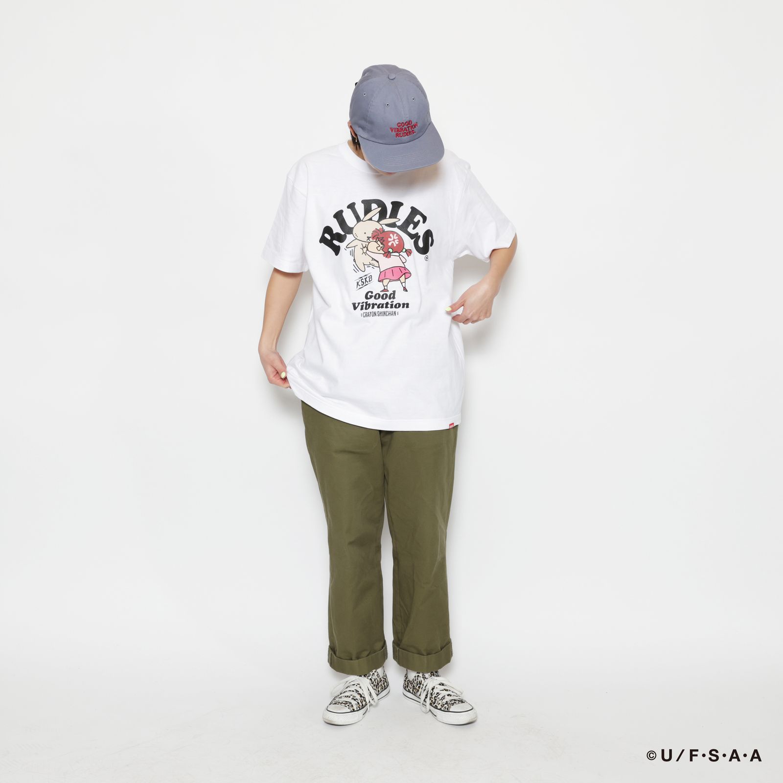 RUDIE'SxCRAYON SHINCHAN NENECHAN TEE