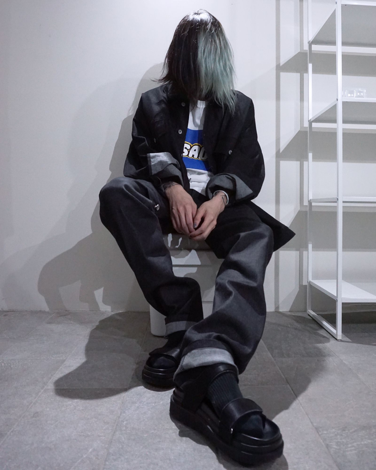 GENE [ RAW DENIM TRUCKER JACKET ]