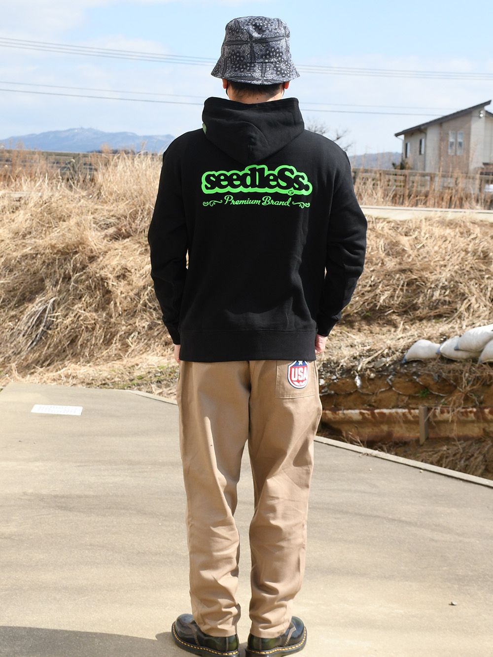 sd  fluorescence marks hoody