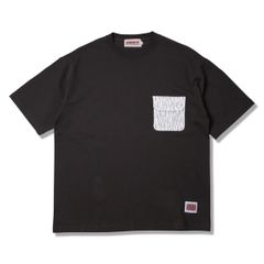 9.1oz Heavy Big Silhouette RAIN CAMO Pocket Tee