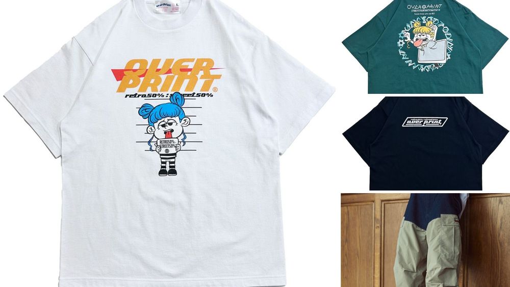 《over print》新作入荷!