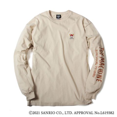 TOYMONSTER KITTY EMBROIDERY LONG SLEEVE-TEE